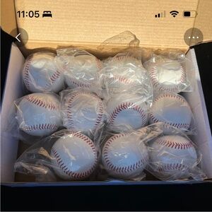 Kids Training Baseballs - White